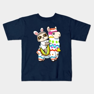 Easter Llama Kids T-Shirt